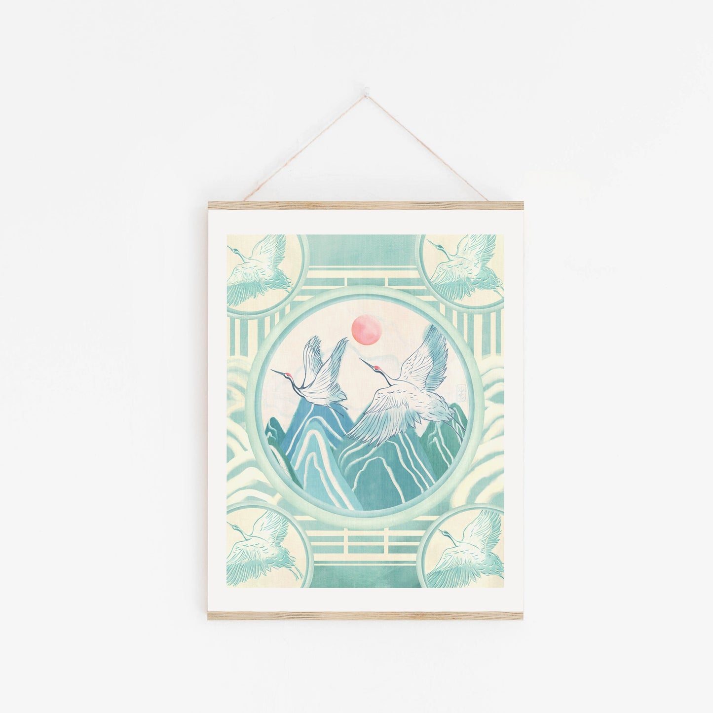 Celadon Cranes