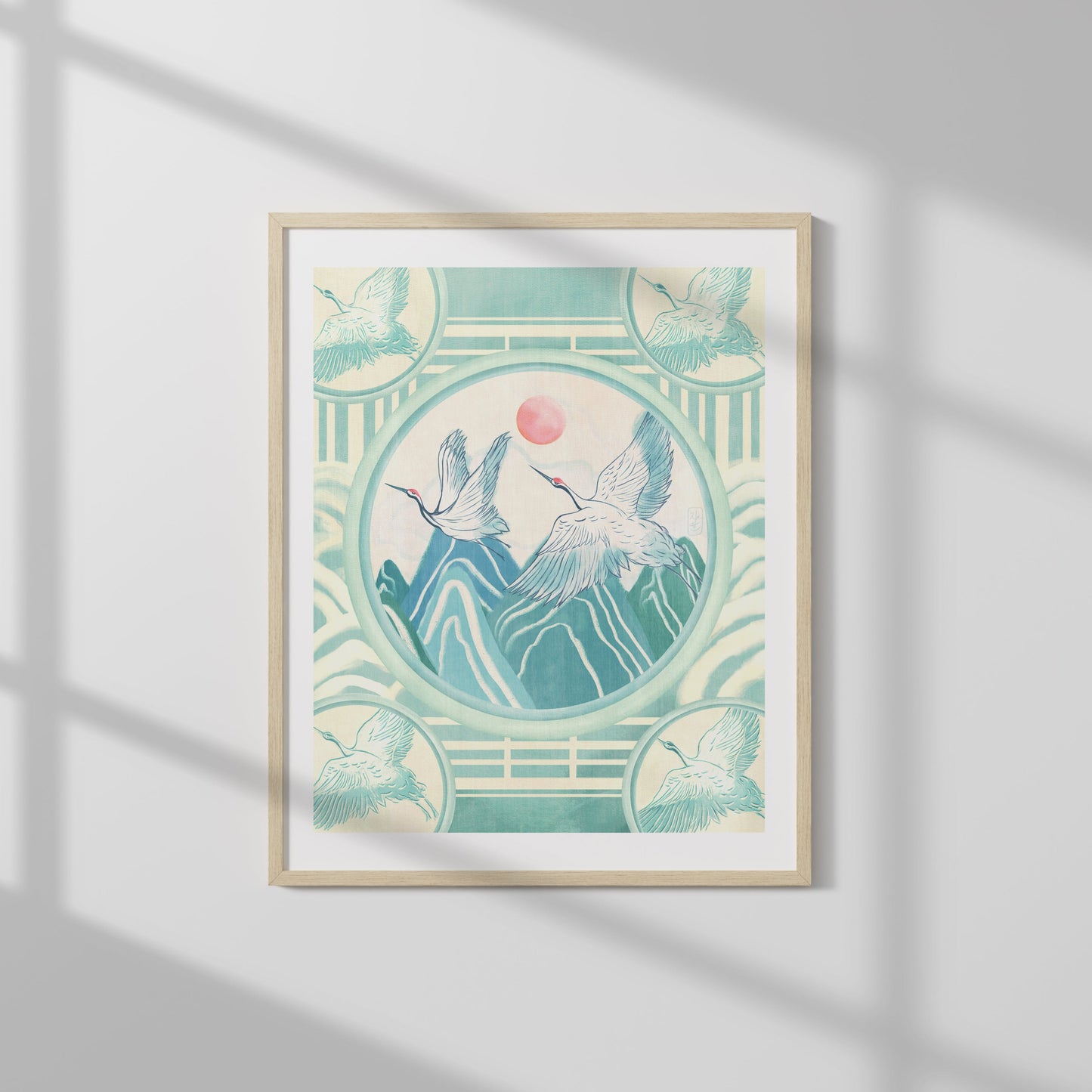 Celadon Cranes